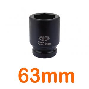 Đầu tuýp đen dài 1" 63mm 6 góc Flank LICOTA