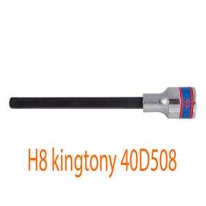 Đầu tuýp mũi lục giác 1/2"-H8 kingtony 40D508