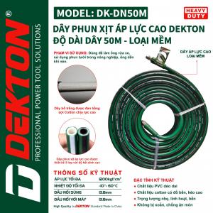 Dây phun xịt áp lực cao 50m loại mềm Dekton