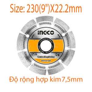Đĩa cắt gạch khô Ingco DMD012302