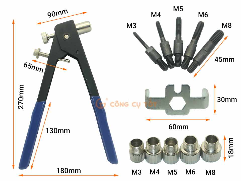 Kìm rút ốc tán M3-M8
