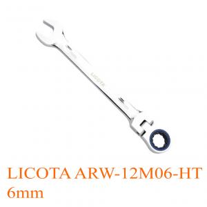 Cờ lê vòng miệng tự động 1 chiều lắc léo 6mm LICOTA