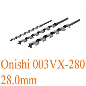 Mũi khoan xoắn ốc Ø28.0mm chuôi lục VX loại dài 320mm Onishi