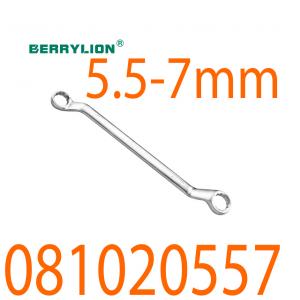 Cờ lê 2 đầu vòng xi mờ kiểu Âu 5.5-7mm Berrylion 081020557