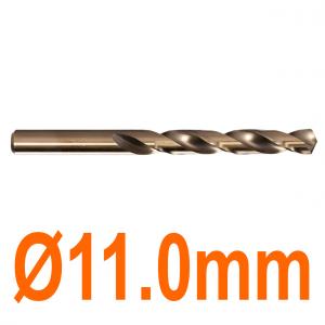 Mũi khoan chuyên inox Ø11.0mm phủ coban vàng Senka