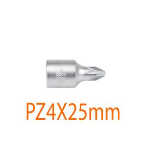 Đầu tuýp 1/4 inch bit mũi bake PZ4X25mm Kingtony 201804X