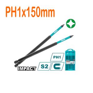 Bộ 10 mũi bắt vít PH1x150mm Total TACIM16PH163