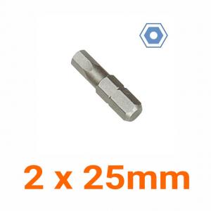 Mũi bắt vít lục giác có lỗ 2x25mm LICOTA