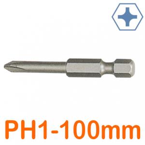 Đầu bắt vít 4 cạnh PH1 x 100mm LICOTA