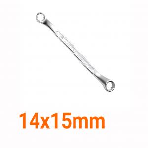 Cờ lê 2 đầu vòng nghiêng 45 độ 14x15mm LICOTA