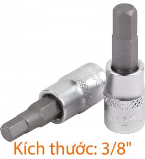 Đầu tuýp 1/2" mũi vít lục giác 3/8" LICOTA