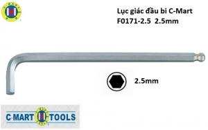 Lục giác đầu bi C-Mart F0171-2.5 2.5mm