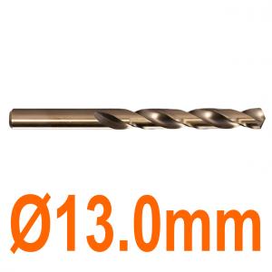 Mũi khoan chuyên inox Ø13.0mm phủ coban vàng Senka