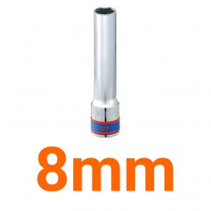 Đầu tuýp lục giác 1/2"-8mm dài 90mm kingtony 424508M