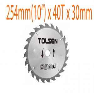 Đĩa cắt gỗ 254mm*40 răng TOLSEN 76460