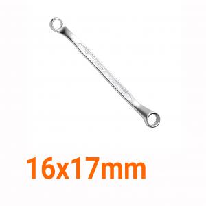 Cờ lê 2 đầu vòng nghiêng 45 độ 16x17mm LICOTA