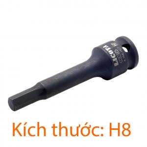 Đầu tuýp 3/8" lục giác chìm loại 78mm H8 LICOTA