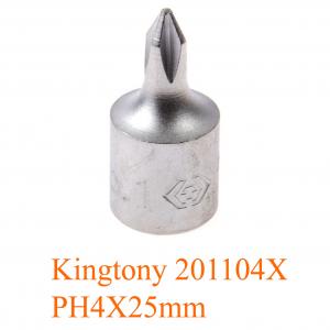 Đầu tuýp 1/4 inch bit mũi bake PH4X25mm Kingtony 201104X