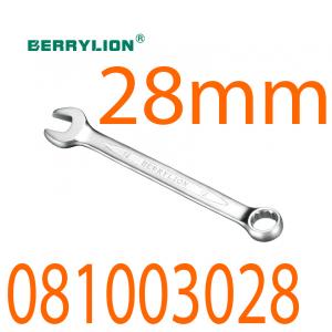 Cờ lê vòng miệng xi mờ kiểu Âu 28mm Berrylion 081003028