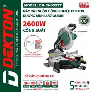 Máy cắt nhôm công nghiệp 2600W lưỡi 355mm Dekton (có cắt nghiêng)