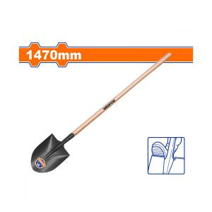 Xẻng thép cán gỗ 1470mm Wadfow