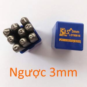 Đóng Số Bộ 9pcs Ngược 3mm LS+ - hộp xanh