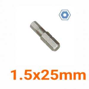 Mũi bắt vít lục giác có lỗ 1.5x25mm LICOTA