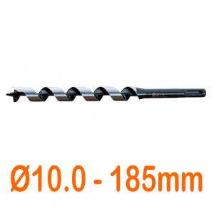 Mũi khoan gỗ xoắn ốc Ø10.0mm chuôi gài 185mm Onishi