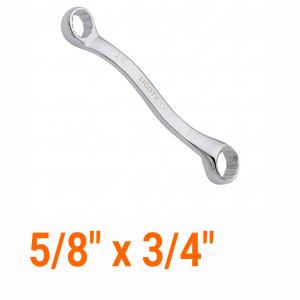 Cờ lê 2 đầu vòng ngắn nghiêng 45 độ 5/8" x 3/4" LICOTA