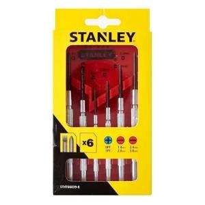 Tua vít bộ cán sắt, 6pc Stanley STHT66039-8