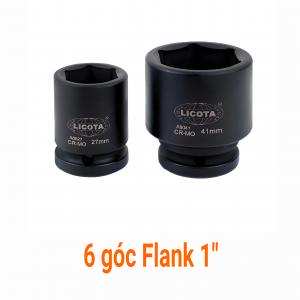 Đầu tuýp đen 3/4" 6 góc Flank 1" LICOTA