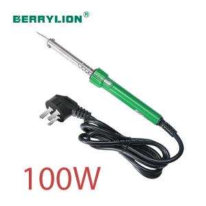 Mỏ hàn thiếc không chì phích cắm 3 chấu có đèn 100W Berrylion 031402100