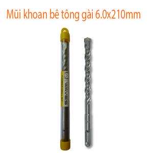 Mũi khoan bê tông gài 6.0x210mm