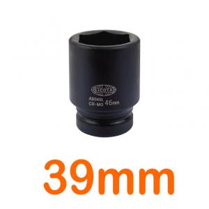 Đầu tuýp đen dài 1" 39mm 6 góc Flank LICOTA