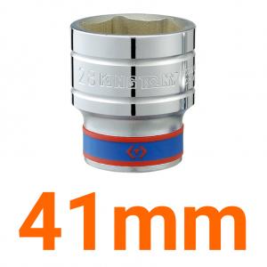 Đầu tuýp ngắn lục giác 1/2"-41mm kingtony 433541MR