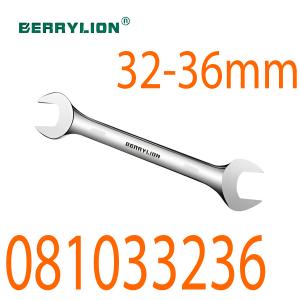 Cờ lê 2 đầu miệng xi bóng 32-36mm Berrylion 081033236