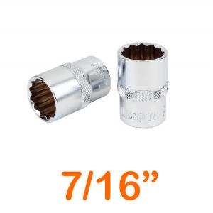 Đầu tuýp 1/2" 12 góc Flank 7/16" LICOTA