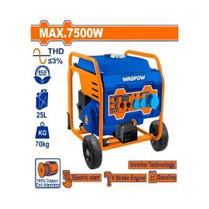 Tổ máy phát điện dùng xăng biến tần 7500W Wadfow