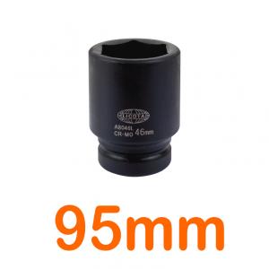 Đầu tuýp đen dài 1" 95mm 6 góc Flank LICOTA