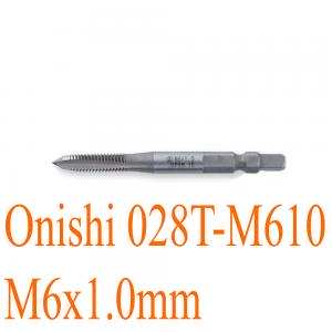 Mũi taro ren M6x1.0mm chuôi lục kiểu Mỹ 70mm Onishi