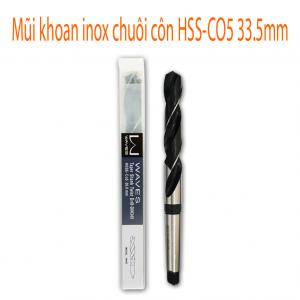 Mũi khoan inox chuôi côn HSS-CO5 33.5mm