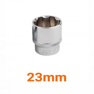 Đầu tuýp 1/2" superlock 23mm xi mờ LICOTA