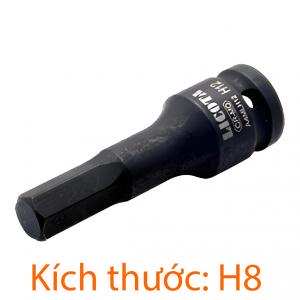 Đầu tuýp 1/2" lục giác chìm loại 78mm H8 LICOTA