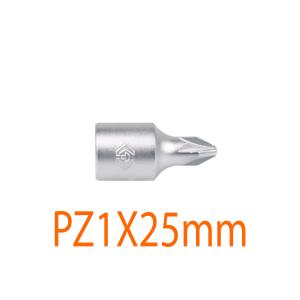 Đầu tuýp 1/4 inch bit mũi bake PZ1X25mm Kingtony 201801X