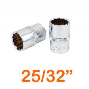 Đầu tuýp 1/2" 12 góc Flank 25/32" LICOTA