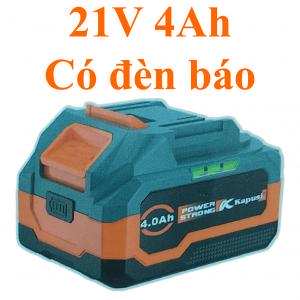 Pin máy tháo ốc 21V 4.0Ah Kapusi K-00004 New