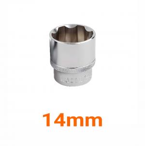 Đầu tuýp 1/2" superlock 14mm xi mờ LICOTA