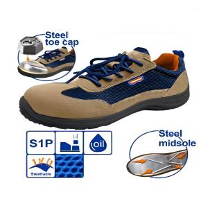 Giày bảo hộ da lộn mũi đế thép size 43 Wadfow