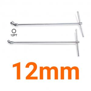 Cần xiết lực chữ T đầu tuýp lắc léo 3/8" 12mm Toptul