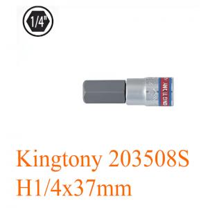 Đầu tuýp 1/4 inch bit lục giác H1/4x37mm Kingtony 203508S